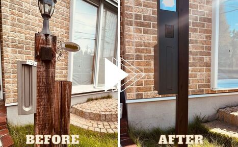 ◎門柱取替工事