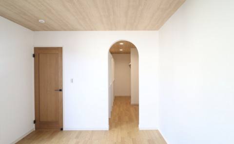 収納力抜群のウォークインクローゼット 